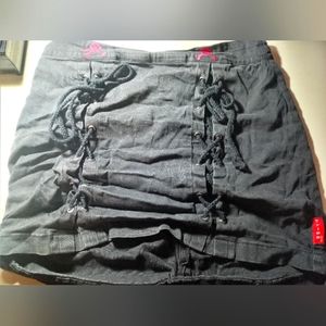 Tripp NYC lace up mini skirt